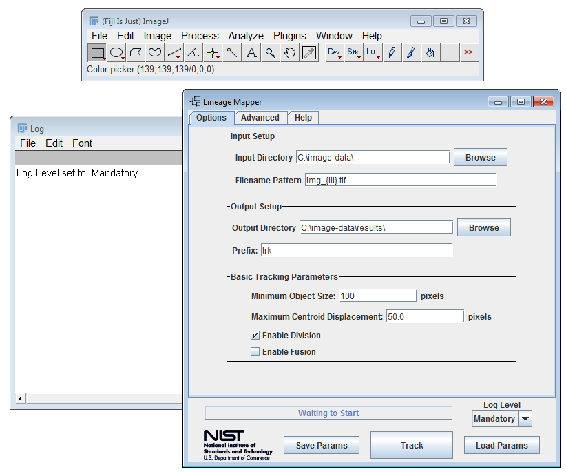 Lineage Mapper Main Window