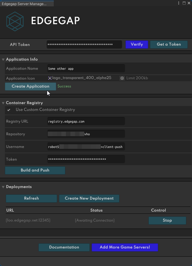 Edgegap Settings Manager