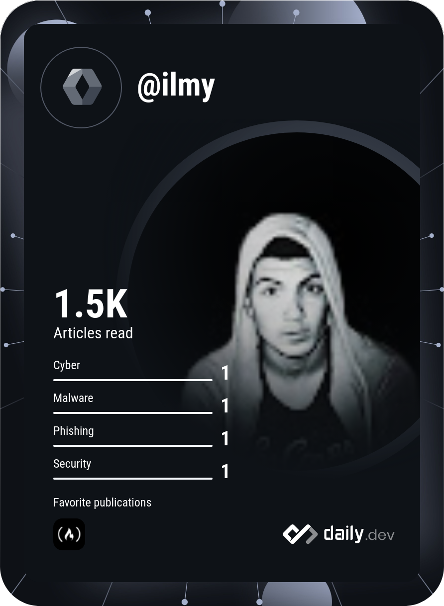 youssef imly's Dev Card