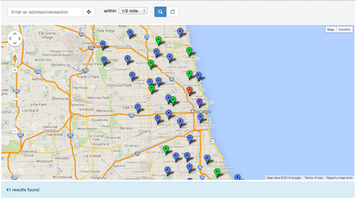 Searchable Map Template iframe screenshot