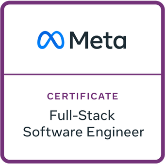 Meta Full Stack Engineer badge