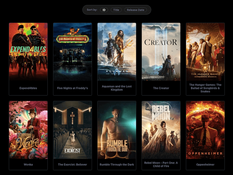 Movies app