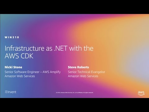 Infrastructure as .NET with the AWS CDK