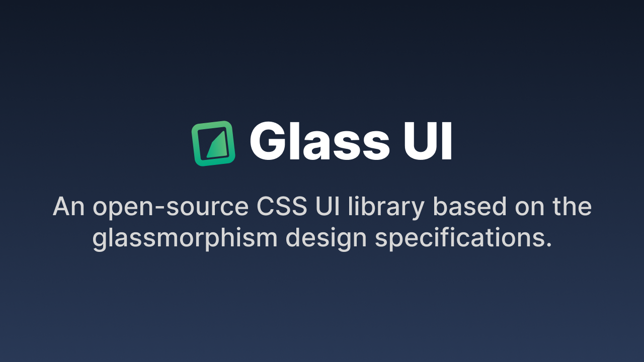 Glass UI