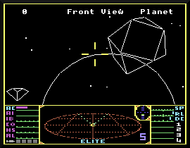 Creating the screenshot from the original Commodore 64 box in the Elite Universe Editor