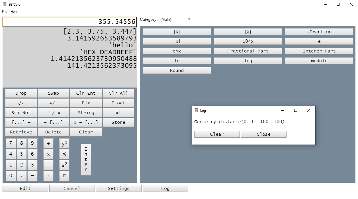 EBTCalc Screenshot