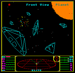 Creating the screenshot from the original BBC Micro box in the Elite Universe Editor