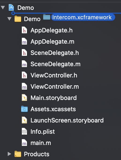 Xcode linking