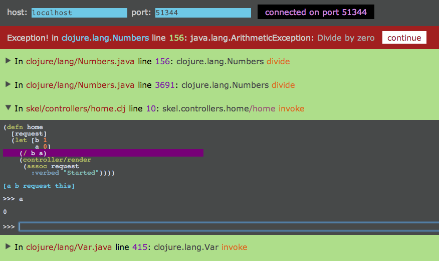 stacktrace