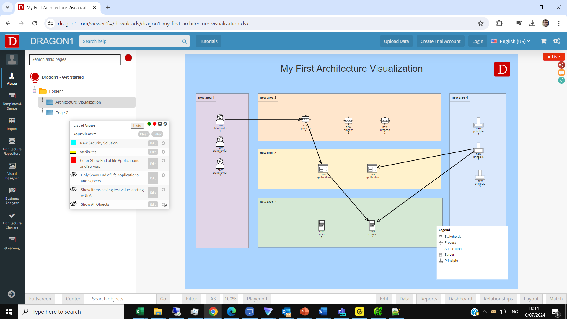 dragon1-my-first-architecture visualization