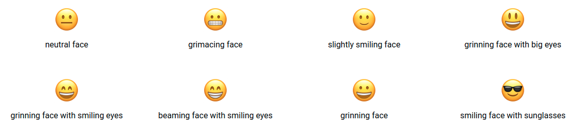 emoji names