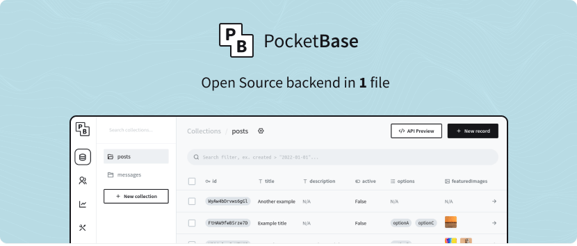 PocketBase - open source backend in 1 file