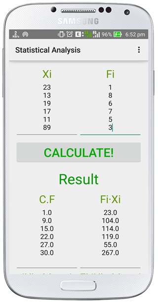 Statistical Analysis