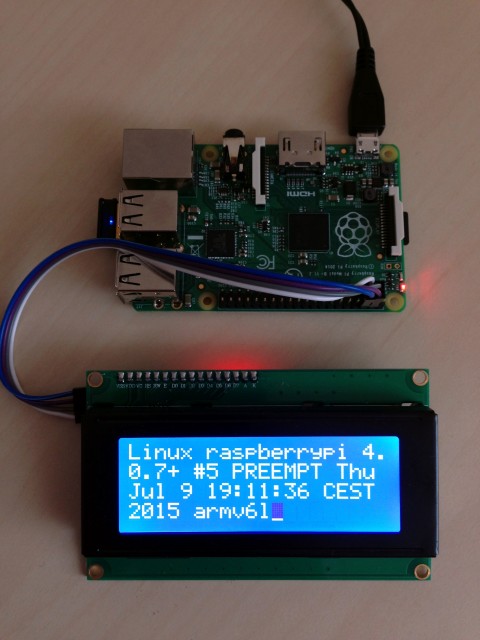 hd44780-i2c driver in action