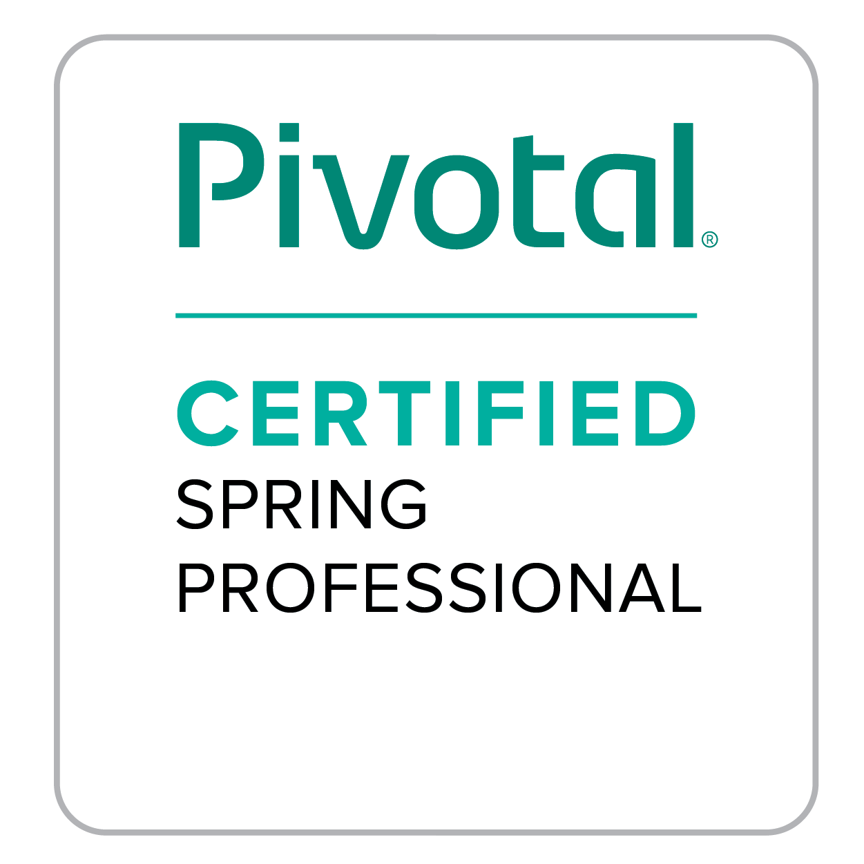 Pivotal Certified Spring Professional