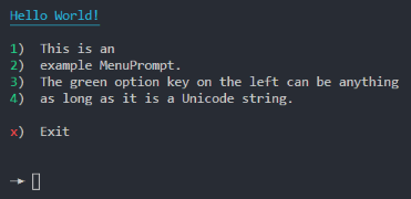 MenuPrompt example image