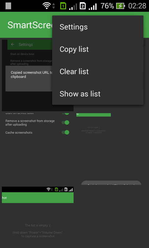 SmartScreenShot Android