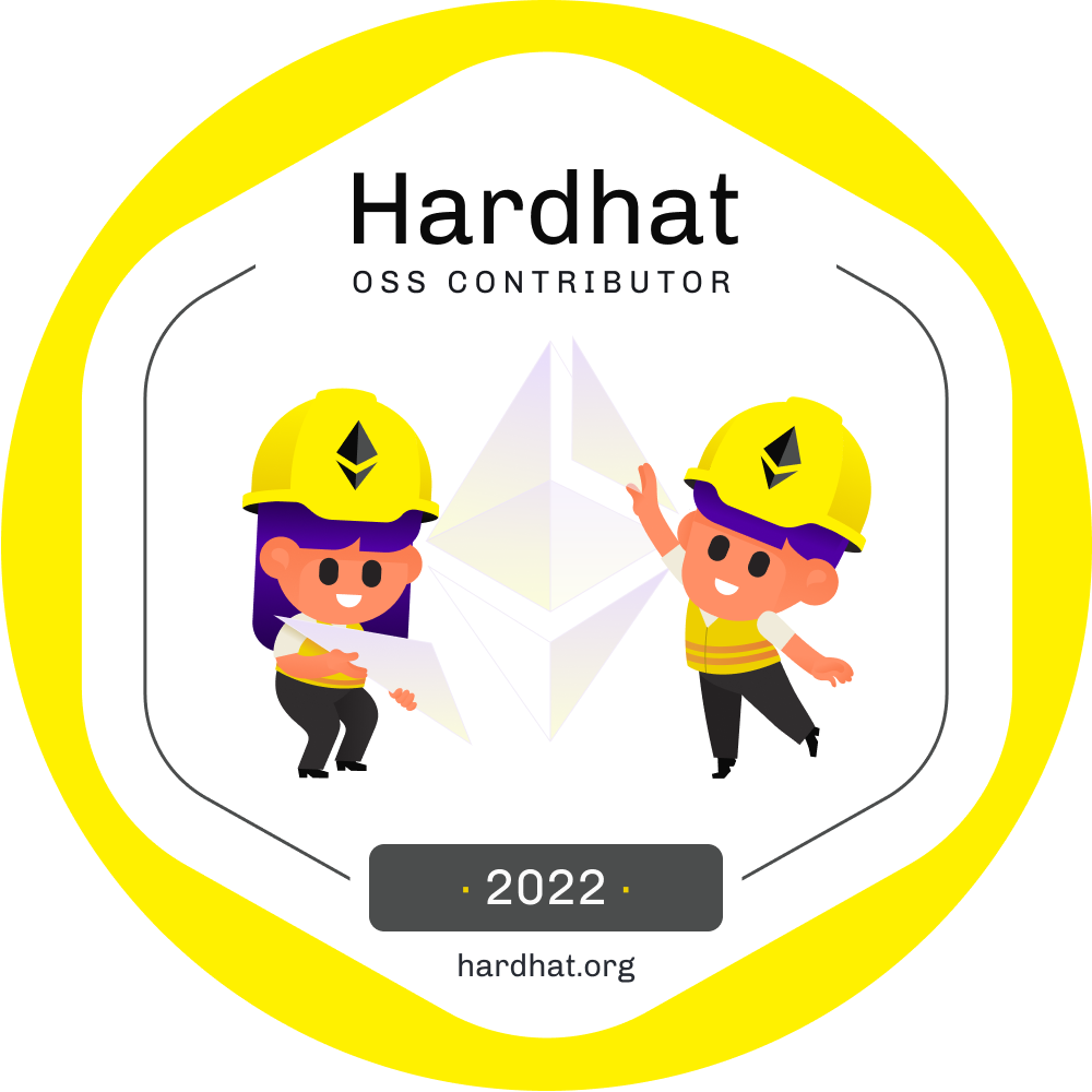 GitPOAP: 2022 Hardhat Contributor GitPOAP Badge