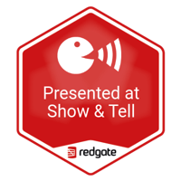 Presented at show & tell badge