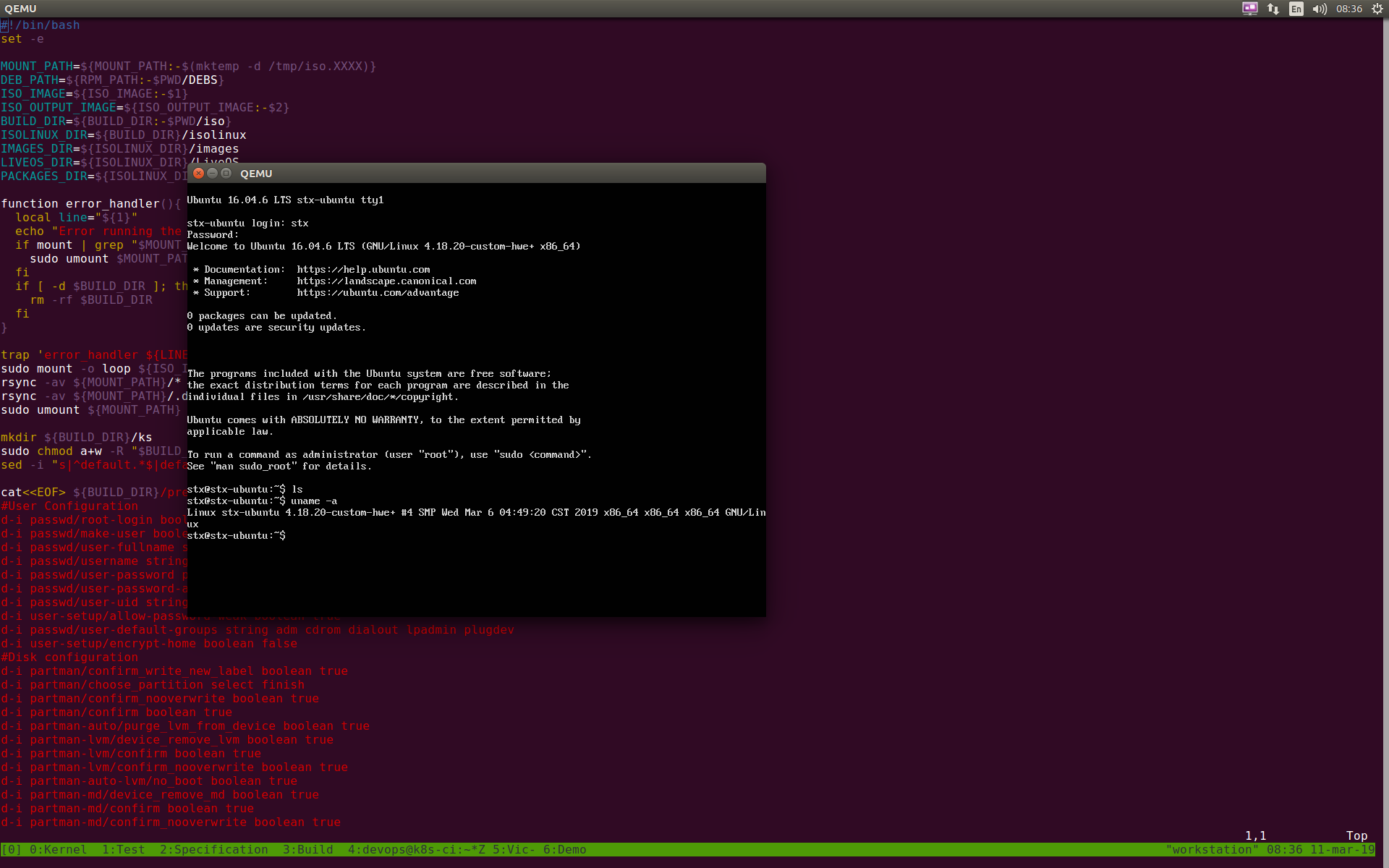 POC of Ubuntu + Kernel 4.18 + some STX kernel patches