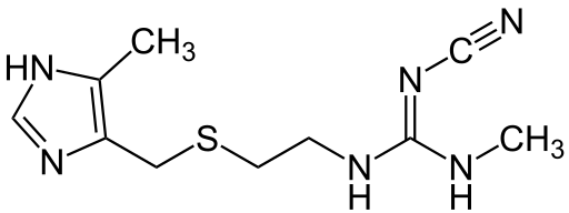 Cimetidine Structural Formula V.1