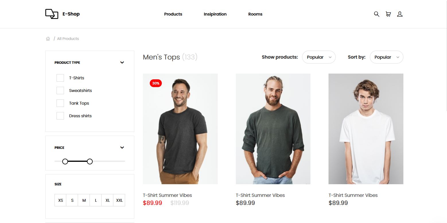 Next Ecommerce screenshot