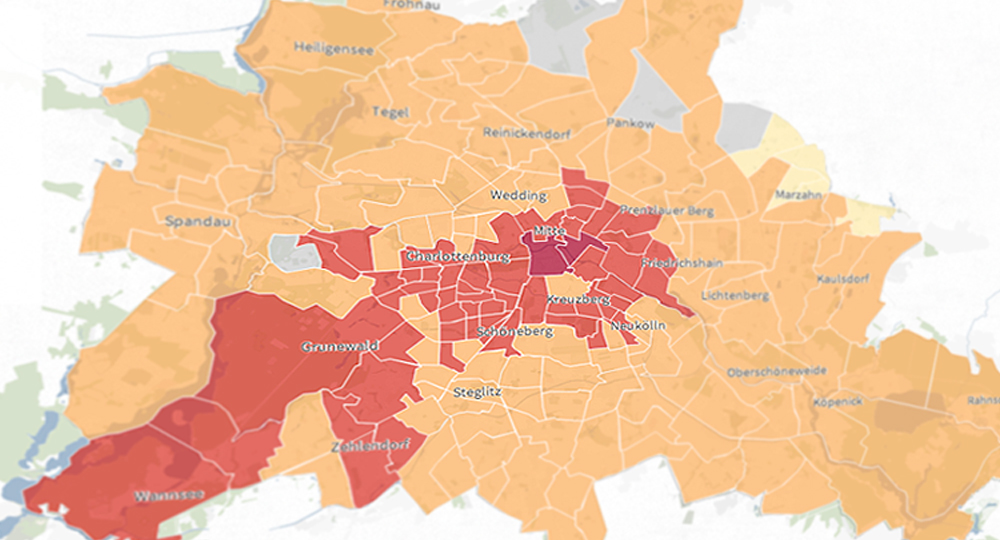 Berlin rents map