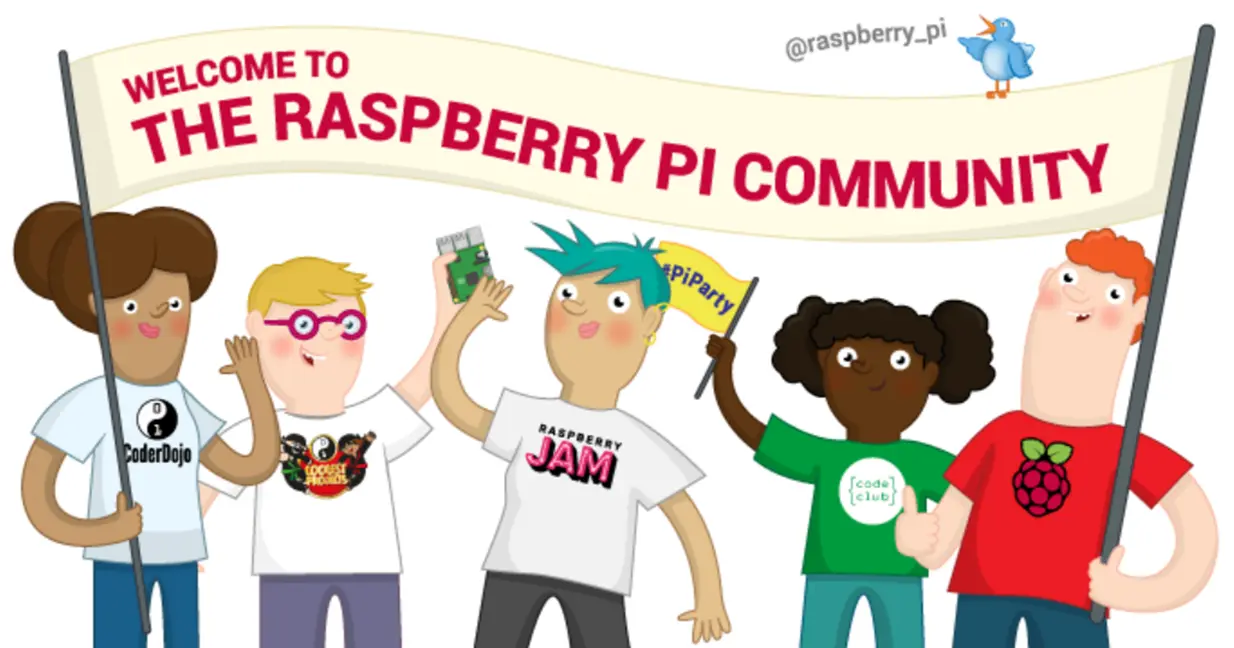 欢迎加入树莓派全球开源社区