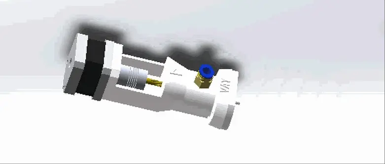 组装陶泥3D打印喷头