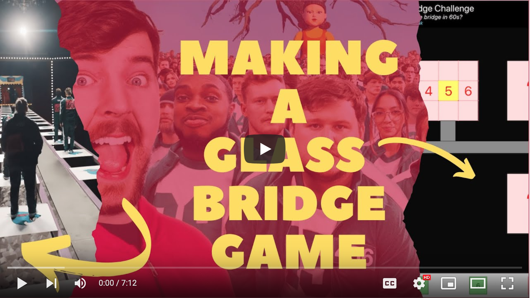 Squid Game: Glass Bridge Challenge Web Browser Game