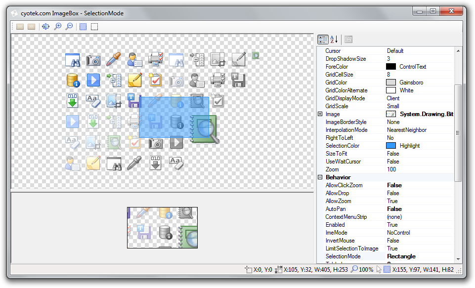 ImageBox control demonstration