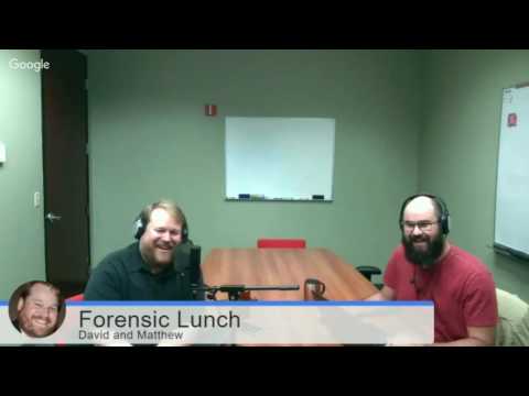 Pancake Talk on the Forensic Lunch