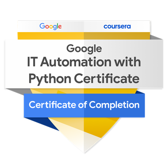 Google IT Automation badge