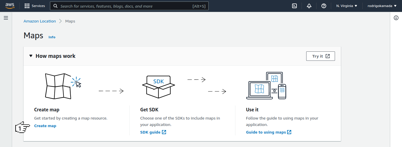 Amazon Location Service - Maps