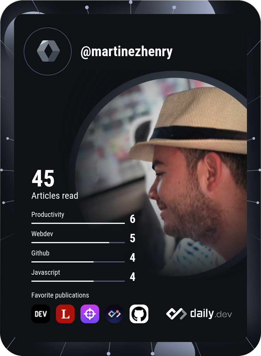 Henry Martinez's Dev Card