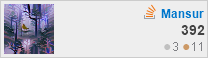 profile for Mansur at Stack Overflow, Q&A for professional and enthusiast programmers