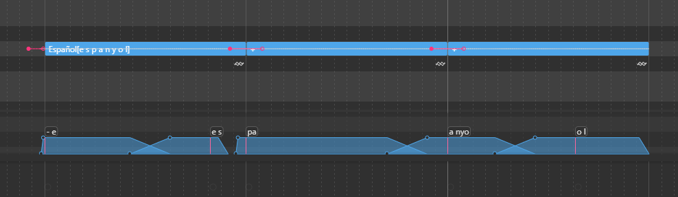 Lyric input with phonetic suggestion in brackets