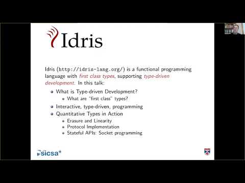 Edwin Brady Tells Us What's New in Idris 2 (Berlin Functional Programming Group)