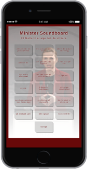 Minister Soundboard - Mobile View