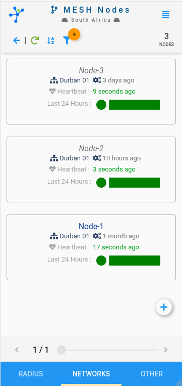 Mesh Nodes Mobile