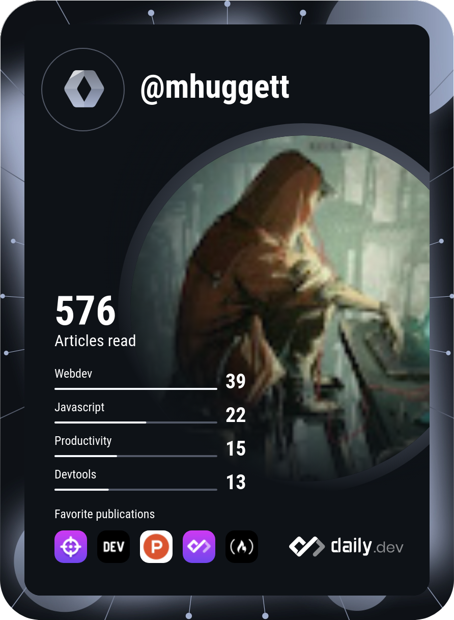 Michael Huggett's Dev Card