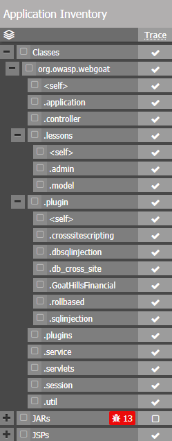 Java Trace Settings