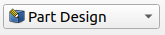 Part Design in the Workbench Selector