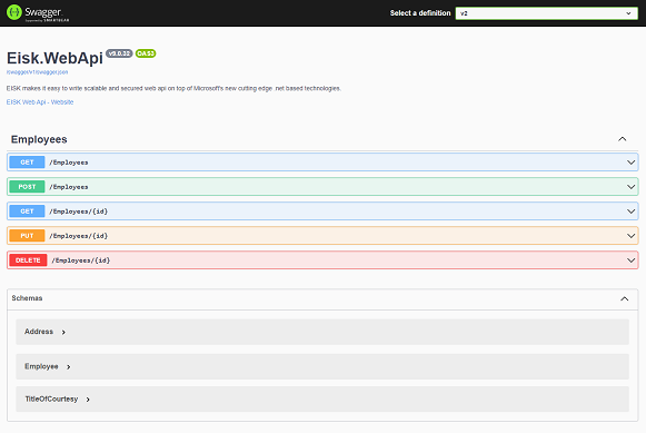 eisk web api