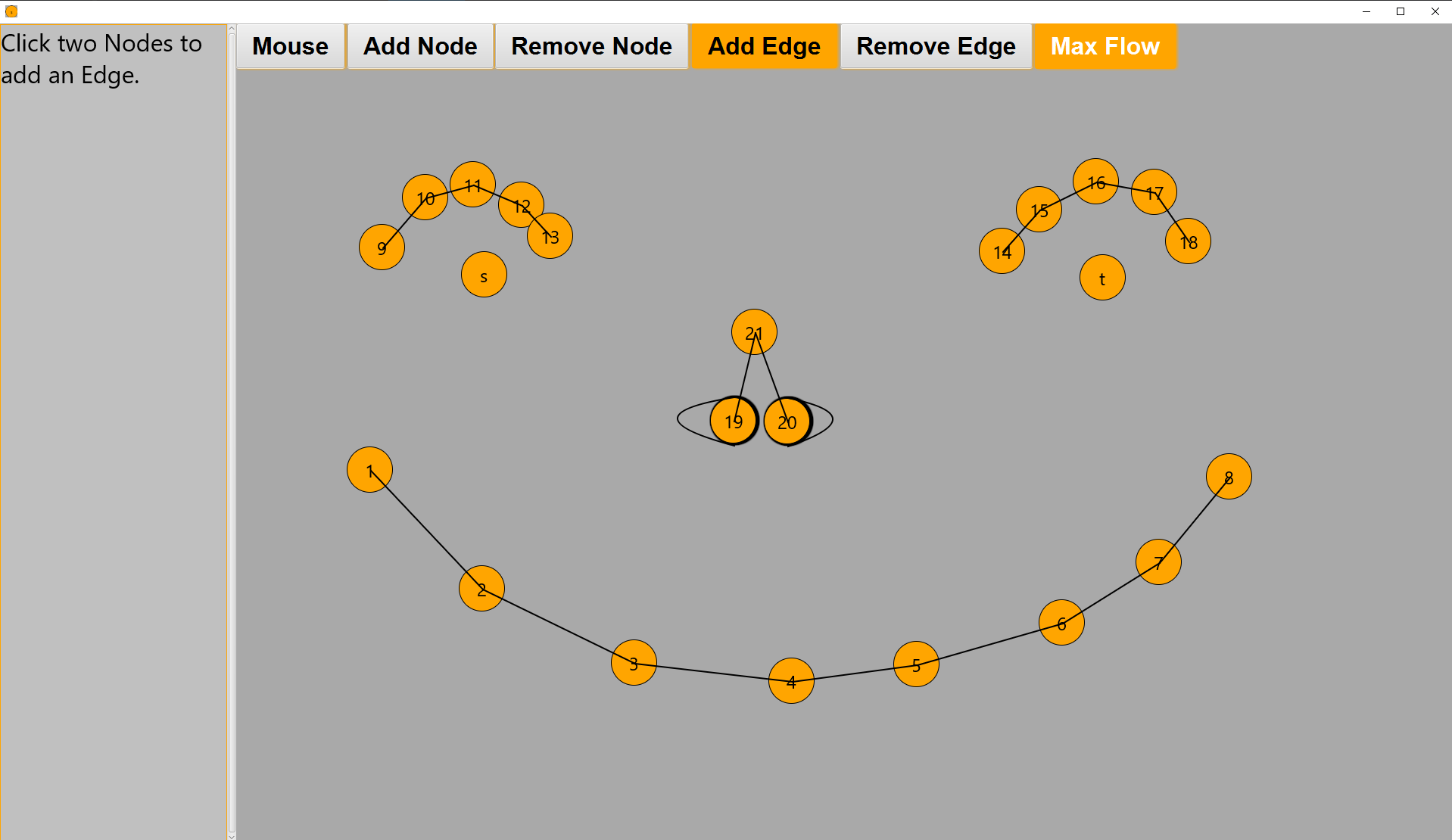 Image of Smiley Face made of Nodes and Edges