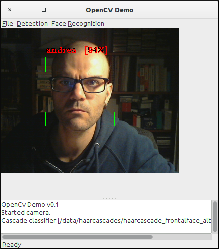 OpenCV demo screenshot