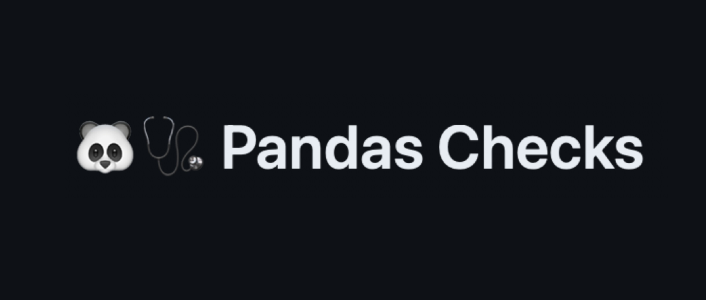 Banner image for Pandas Checks