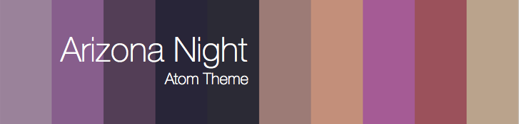 Arizona Night Syntax Highlight for Atom Text Editor