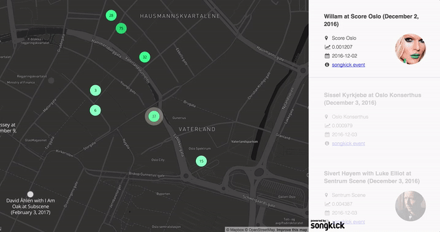 Oslo kickmap