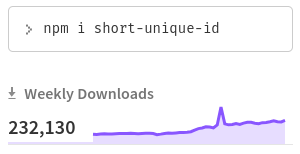 image depicting over 200000 weekly npm downloads